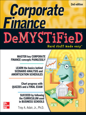 cover image of Corporate Finance Demystified 2/E